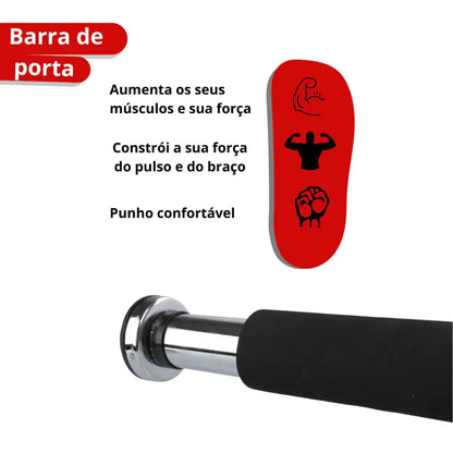 Barra de Porta Ajustável 63cm a 94cm