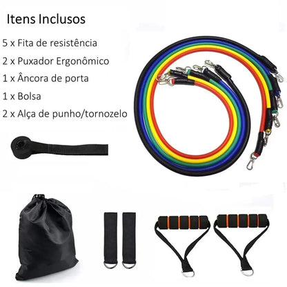 KIT Elásticos Extensores Home Fit